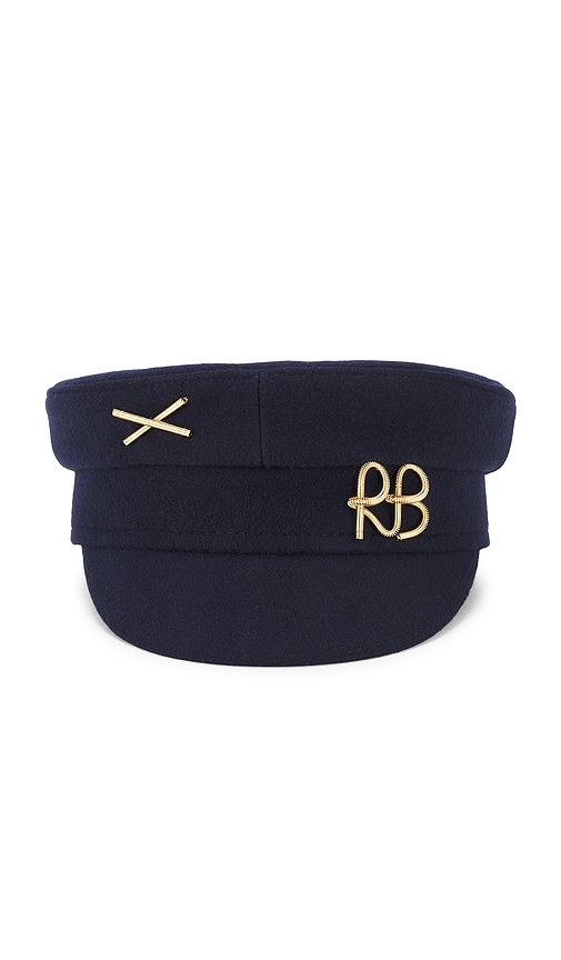 Baker Boy Cap in Navy. - size S (also in XS) - Ruslan Baginskiy - Modalova
