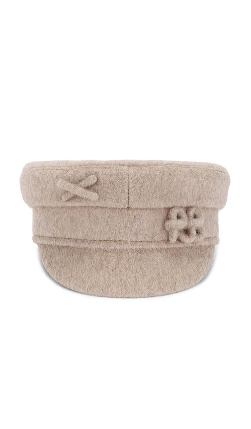 Wool-blend Baker Boy Cap in Taupe. - size XS (also in S, M, L, XL) - Ruslan Baginskiy - Modalova
