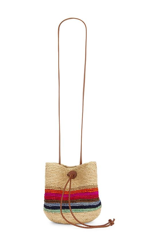 Striped Pouch Bag in Neutral - Ruslan Baginskiy - Modalova