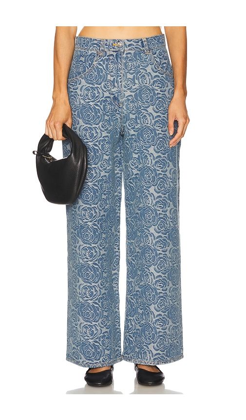 Denim Pants in Blue. - size L (also in M, S) - REVOLVE x JJ - Modalova