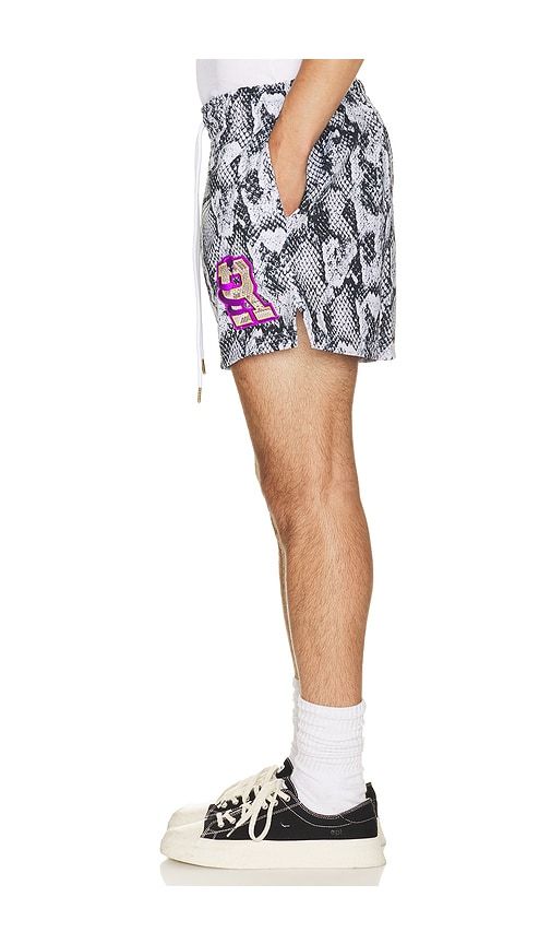 Snakeskin Shorts in White. - size L (also in M, S, XL/1X) - Ryoko Rain - Modalova