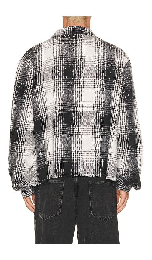 Button Up Rhinestone Flannel in . - size S (also in XL/1X) - Ryoko Rain - Modalova