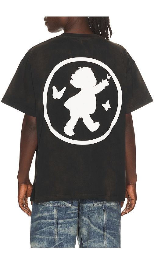 Poet Silhouette Tee in Black. - size L (also in M, S, XL/1X) - Ryoko Rain - Modalova