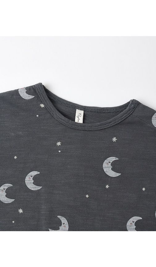Kids Long Sleeve Tee + Pant Set Moons in Grey. - size 12-18M (also in 18-24M, 2-3yr) - Rylee + Cru - Modalova