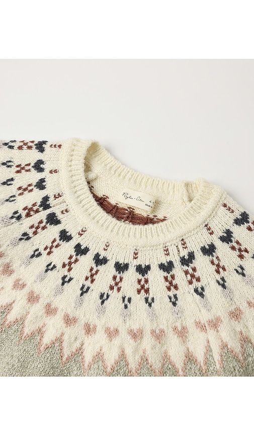 Kids Fair Isle Sweater in . - size 12-18M (also in 18-24M, 2-3yr, 4-5yr) - Rylee + Cru - Modalova