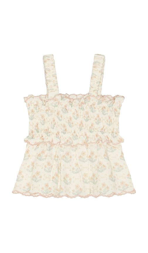 Smocked Tank in Pink. - size 2/3 (also in 4/5, 6/7) - Rylee + Cru - Modalova