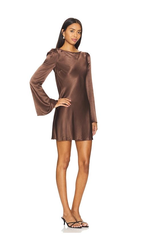 X REVOLVE Basier Mini Dress in Brown. - size S (also in XS) - Stone Cold Fox - Modalova