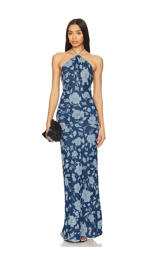 X REVOLVE Avery Gown in Blue. - size S (also in XL, XXS) - Stone Cold Fox - Modalova