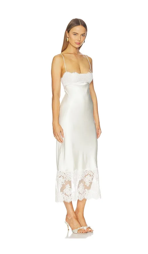 X REVOLVE Carmela Midi Dress in . - size L (also in M, S, XL, XS) - Stone Cold Fox - Modalova