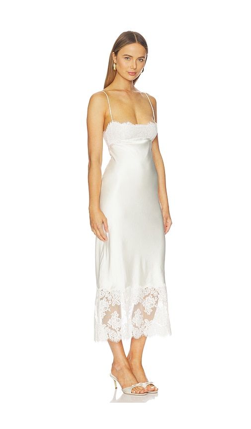 X REVOLVE Carmela Midi Dress in . - size L (also in M, S, XL, XS, XXS) - Stone Cold Fox - Modalova