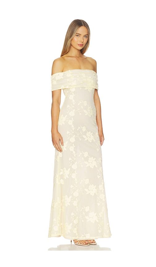 X REVOLVE Jessie Gown in Lemon. - size M (also in S, XS, XXS) - Stone Cold Fox - Modalova