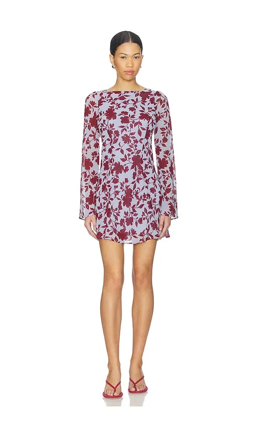 X REVOLVE Jenna Mini Dress in Red,Slate. - size M (also in S, XS) - Stone Cold Fox - Modalova