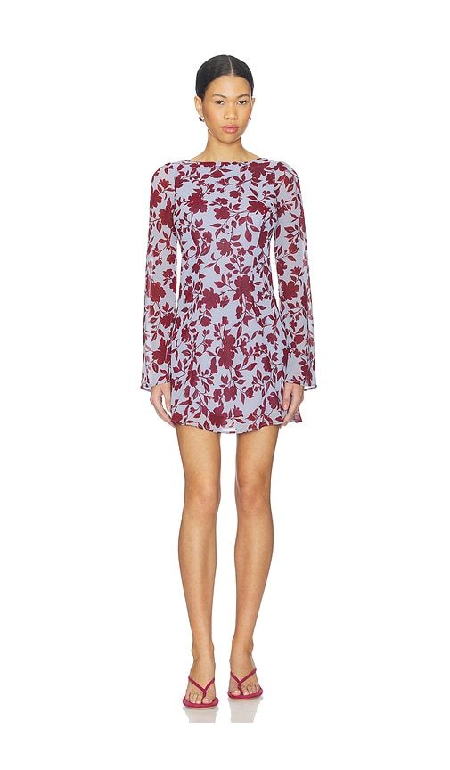X REVOLVE Jenna Mini Dress in Red,Slate. - size S (also in XS) - Stone Cold Fox - Modalova