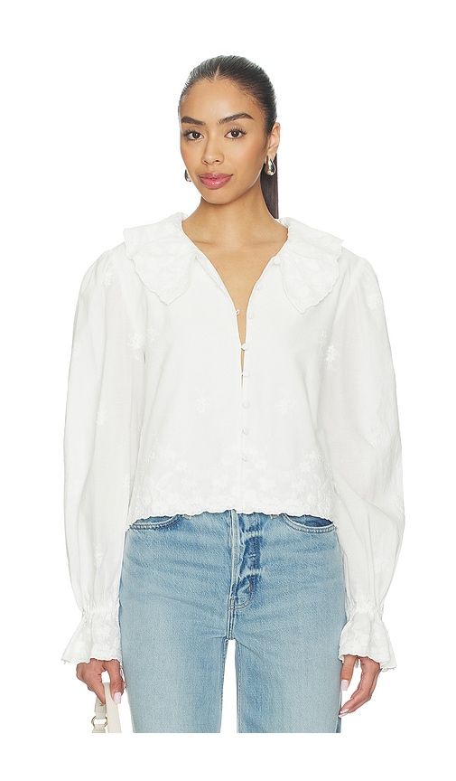 X REVOLVE Abigail Top in White. - size L (also in M, S, XS, XXS) - Stone Cold Fox - Modalova