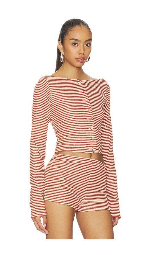 X REVOLVE Isabel Terry Cardigan in Orange. - size L (also in M, S, XL, XS, XXS) - Stone Cold Fox - Modalova