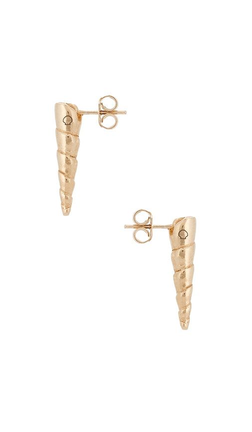 Espina Oro Studs in Metallic - Studio Conchita - Modalova
