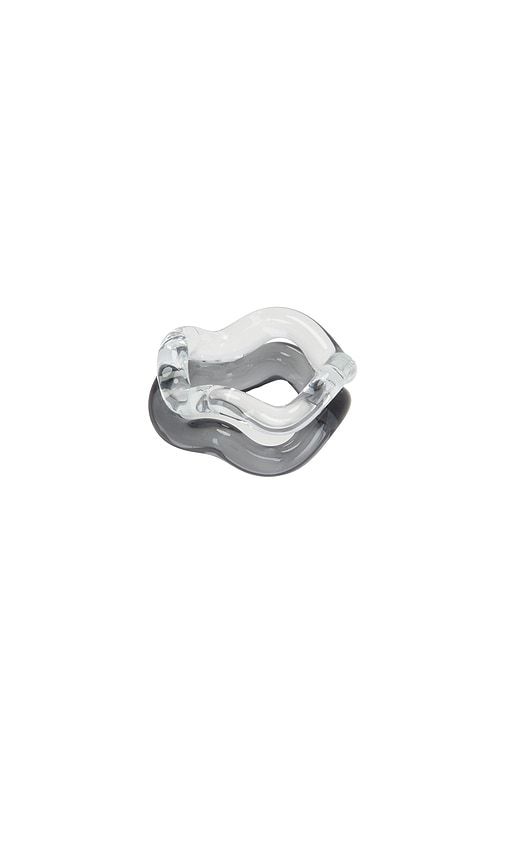 Onda Glass Set Of 2 Rings in . Taglia 5. Also in 6, 7, 8 - Studio Conchita - Modalova