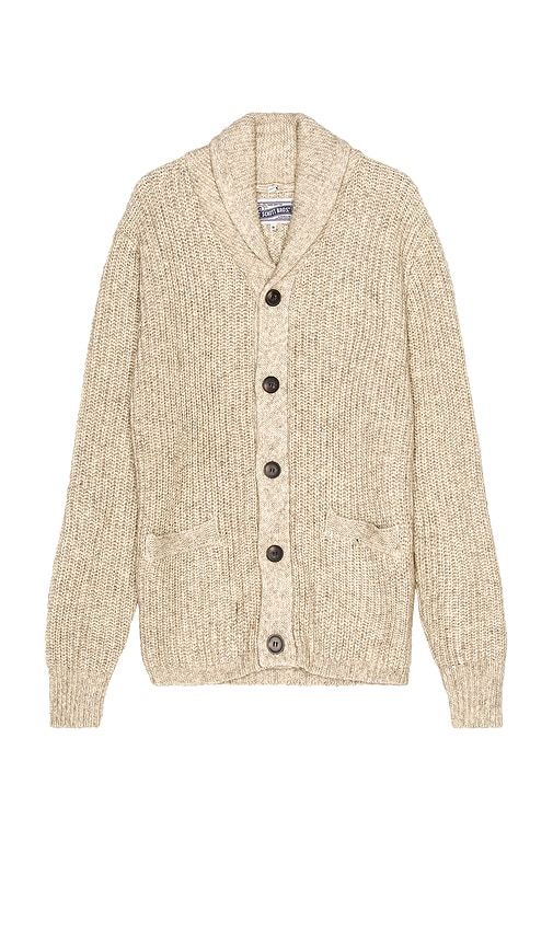 Yak Blend Cardigan in Cream. - size L (also in S, XXL) - Schott - Modalova