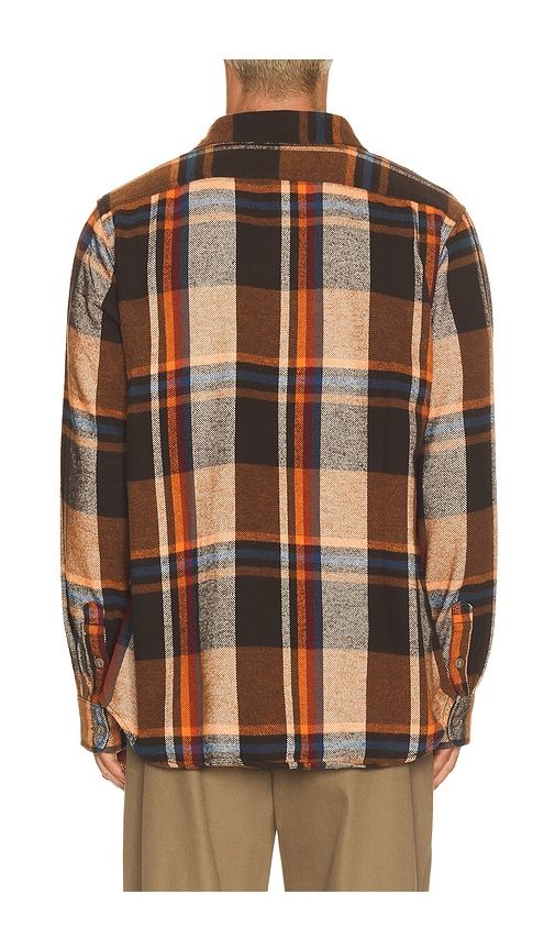 Heavy Flannel Work Shirt in Orange. - size L (also in M, S, XL/1X, XXL/2X) - Schott - Modalova
