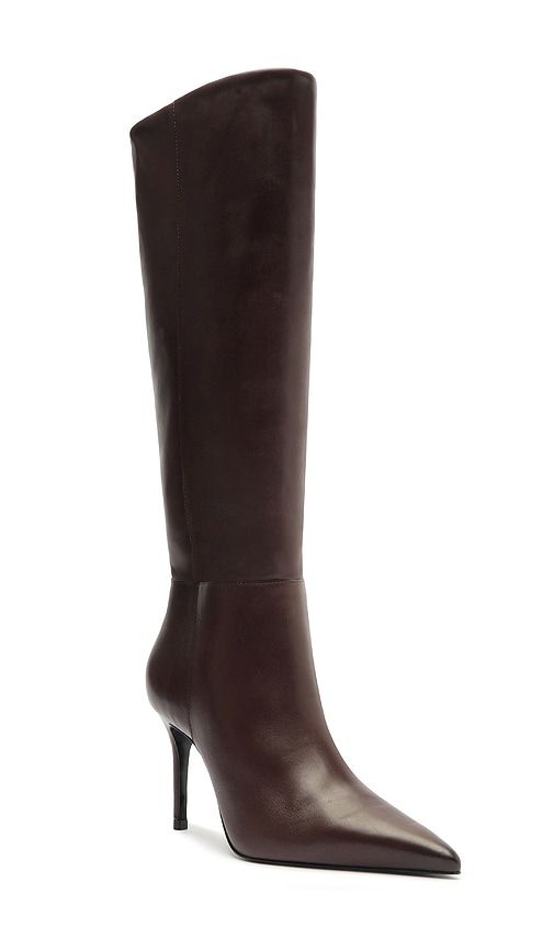 Mikki Up Boot in Chocolate. - size 10 (also in 6, 6.5, 7, 7.5, 8, 8.5, 9, 9.5) - Schutz - Modalova
