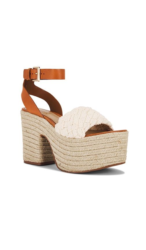 Isabel Cutout Sandal in Brown. - size 10 (also in 9.5) - Schutz - Modalova