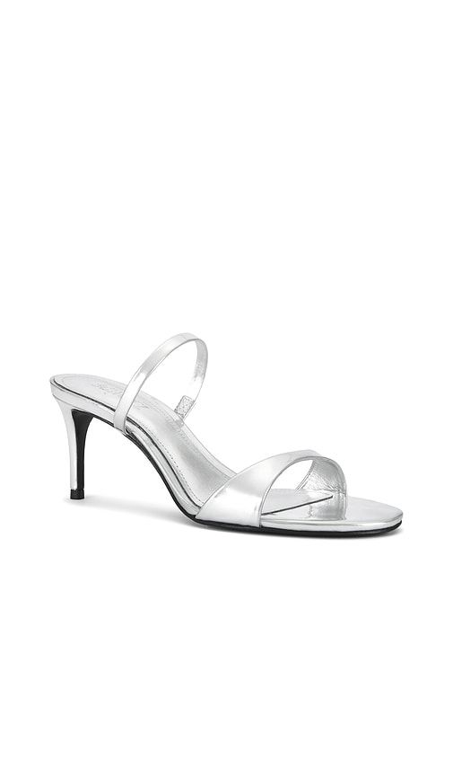 Jessica Mid Mule in Metallic Silver. - size 10 (also in 6, 6.5, 7, 7.5, 8, 8.5, 9, 9.5) - Schutz - Modalova