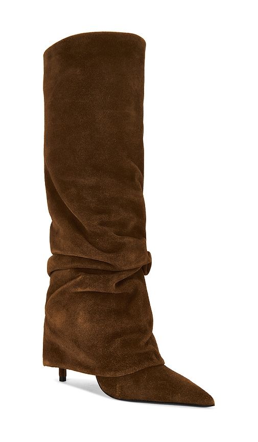 Mikki Up Cloak Boot in Brown. - size 10 (also in 6, 6.5, 7, 7.5, 8, 8.5, 9, 9.5) - Schutz - Modalova