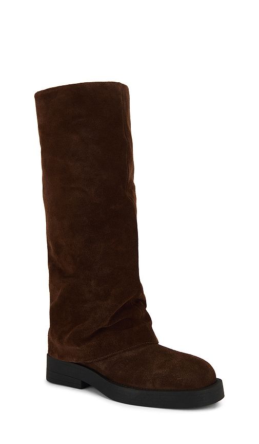 Keira Up Cloak Boot in Brown. - size 8.5 (also in 9.5) - Schutz - Modalova