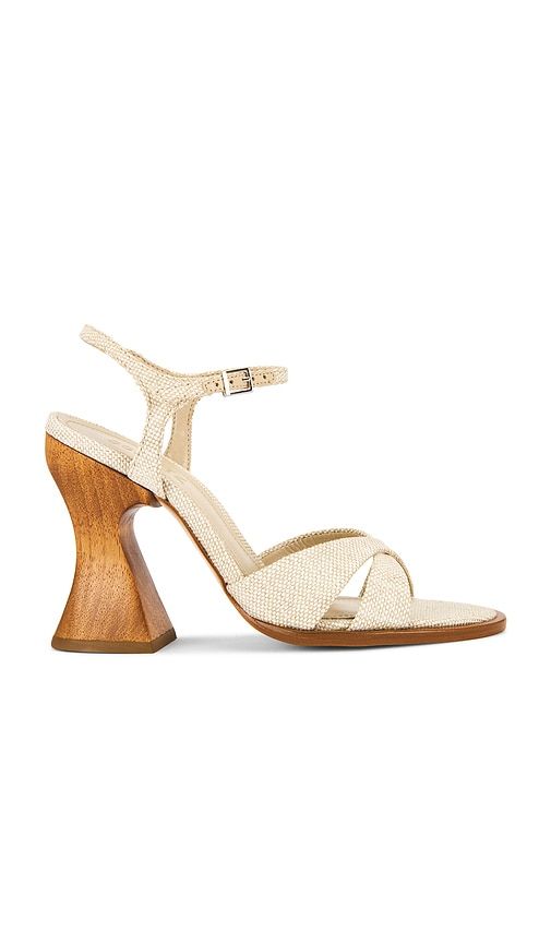 Hilda Curve Sandal in Beige. - size 10 (also in 11, 5, 5.5, 6, 6.5, 7, 7.5, 8, 8.5, 9, 9.5) - Schutz - Modalova