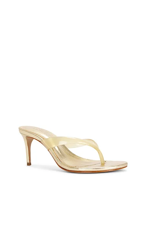 Roslyn Sandal in Metallic Gold. - size 10 (also in 6, 9.5) - Schutz - Modalova