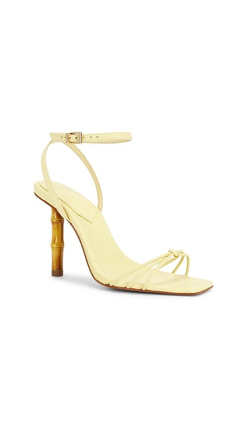 Haven Bamboo Sandal in Yellow. - size 6 (also in 6.5, 8, 8.5, 9.5) - Schutz - Modalova