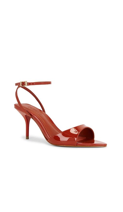 Elodie Buckle Sandal in Orange. - size 10 (also in 6.5, 7, 7.5, 8, 8.5, 9, 9.5) - Schutz - Modalova