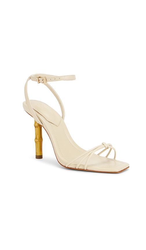 Haven Bamboo Sandal in Ivory. - size 10 (also in 6, 6.5, 7, 7.5, 8, 8.5, 9, 9.5) - Schutz - Modalova
