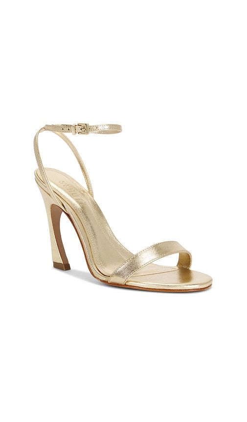 Lexi Sandal in Metallic Gold. - size 10 (also in 6, 7.5, 8, 8.5, 9.5) - Schutz - Modalova