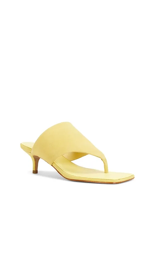 Sage Mid Stiletto Sandal in Yellow. - size 6 (also in 6.5, 7, 8, 8.5, 9.5) - Schutz - Modalova