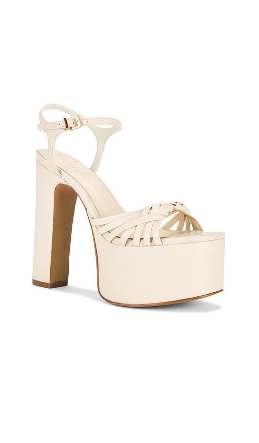 Tara Platform Sandal in White. - size 10 (also in 8.5, 9, 9.5) - Schutz - Modalova