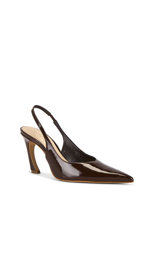 Lexi Mid Slingback Pump in Brown. - size 7 (also in 8) - Schutz - Modalova