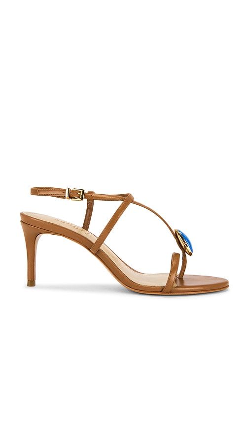 Azure Mid Embellished Sandal in Brown. - size 10 (also in 8.5) - Schutz - Modalova