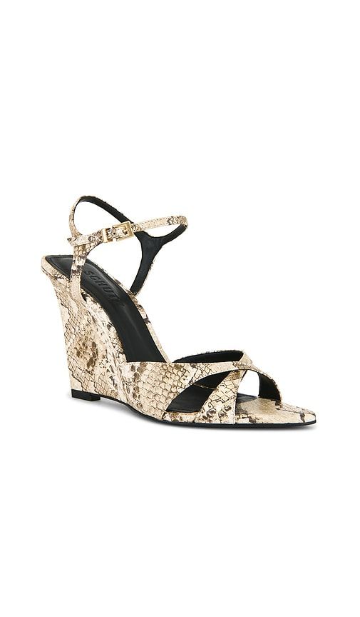 Maxine Wedge Sandal in Metallic Neutral. - size 10 (also in 6, 9, 9.5) - Schutz - Modalova