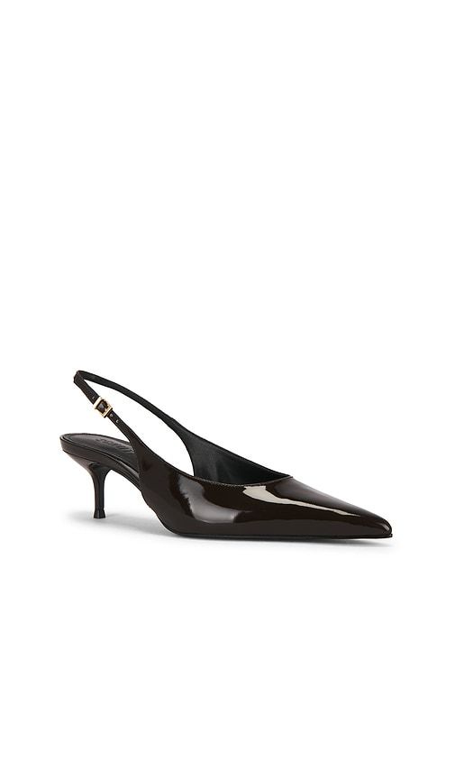 Paola Mid Slingback Pump in Chocolate. - size 10 (also in 6, 6.5, 7, 7.5, 8, 8.5, 9, 9.5) - Schutz - Modalova