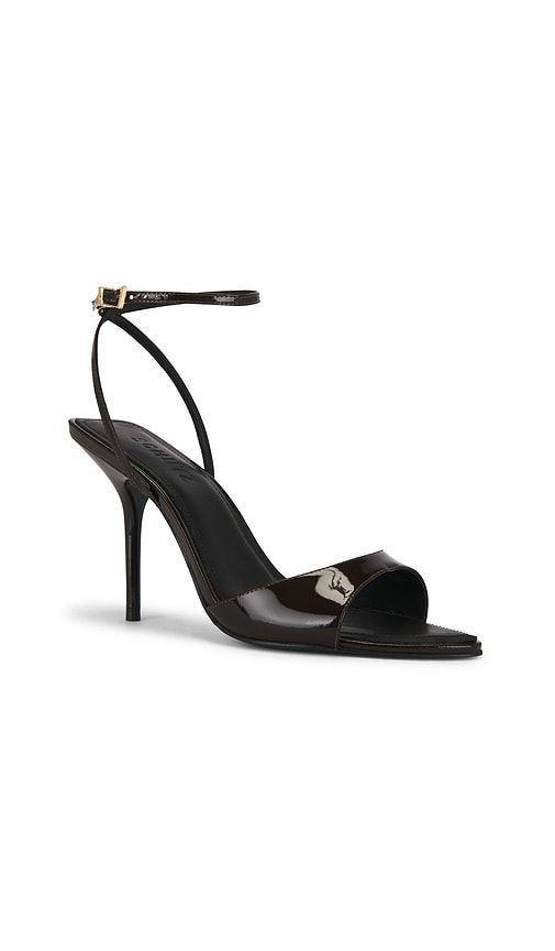 Elodie Buckle Sandal in Chocolate. - size 6.5 (also in 7, 7.5, 8, 8.5, 9, 9.5, 10) - Schutz - Modalova