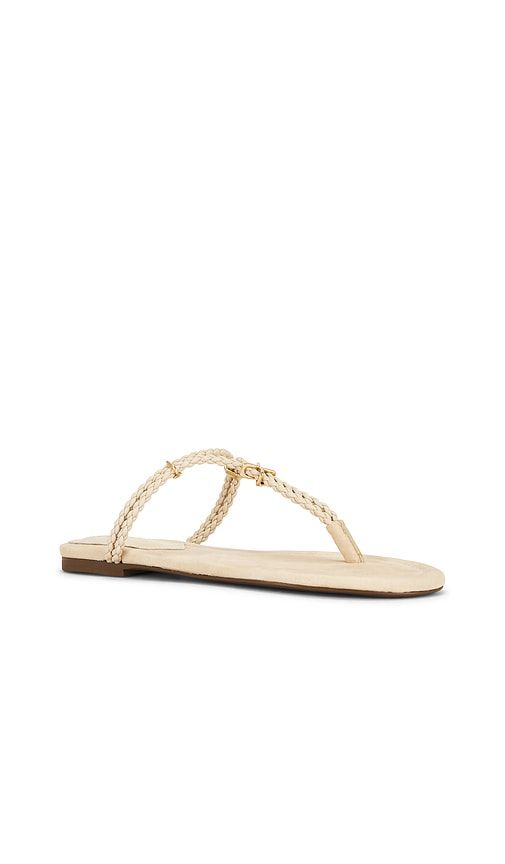 Cordelia Flat Sandal in Neutral. - size 10 (also in 6, 6.5, 7, 7.5, 8, 8.5, 9.5) - Schutz - Modalova