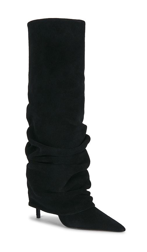 Mikki Up Cloak Boot in Black. - size 10 (also in 6, 6.5, 7, 7.5, 8, 8.5, 9, 9.5) - Schutz - Modalova