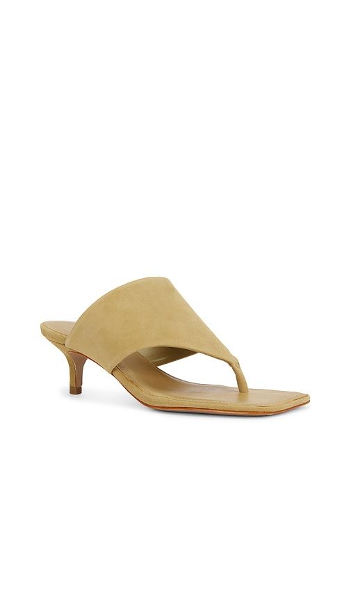 Sage Mid Stiletto Sandal in Olive. - size 10 (also in 7, 7.5) - Schutz - Modalova