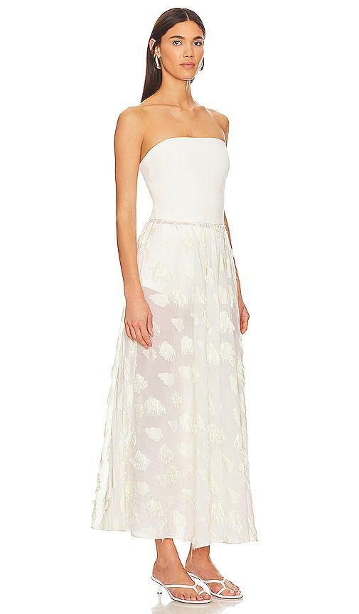 Strapless Maxi Dress in Ivory. - size M (also in S) - SELMACILEK - Modalova