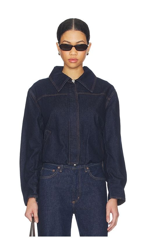 Frosted Denim Jacket in Blue. - size M (also in S, XS) - SELMACILEK - Modalova