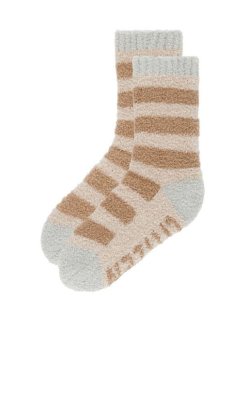 Striped Snug Socks in Tan - Sunday Citizen - Modalova