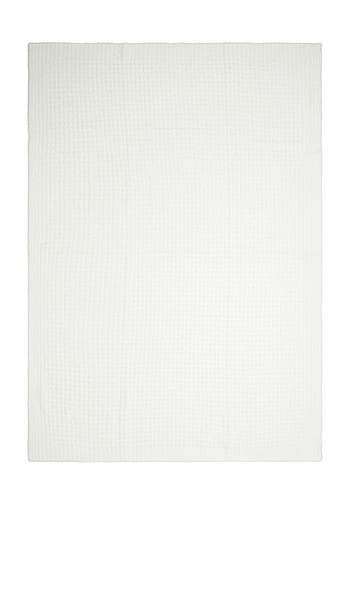 Waffle Lightweight Throw in Ivory - Sunday Citizen - Modalova