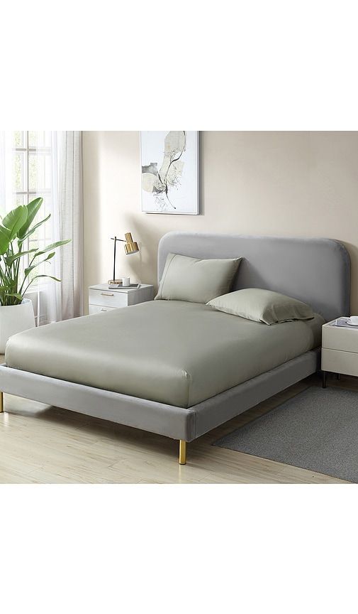 Queen Natural Premium Bamboo Fitted Sheet in - Sunday Citizen - Modalova