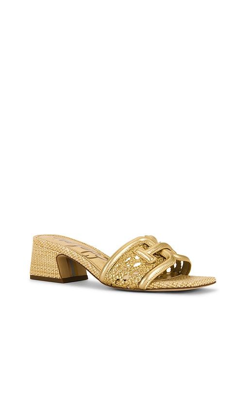 Waylon Weave Sandal in Metallic Gold. - size 6 (also in 6.5, 7, 8, 8.5) - Sam Edelman - Modalova